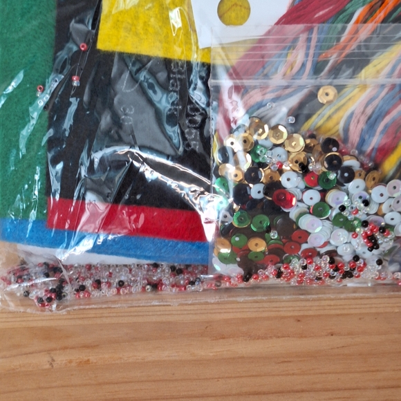 ☃️Vintage Janlynn 28''Jumbo Felt Stocking - Picture 5 of 5